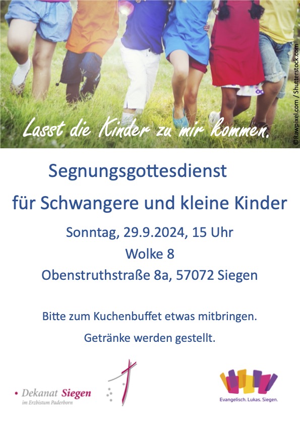 Segnungsgottesdienst für Schwangere und kleine Kinder