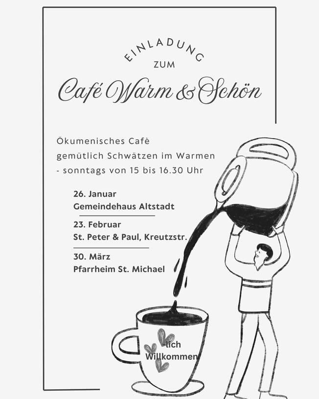 Café warm und schön