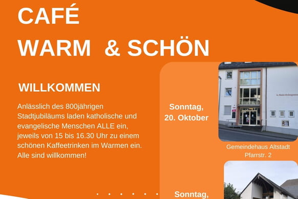 Café warm und schön