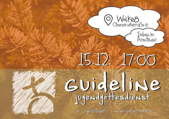 Guideline Jugendgottesdienst am 15.12.2024